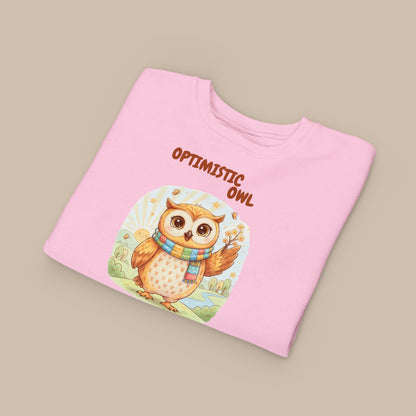 Toddler Sweatshirt - Optimistic Owl