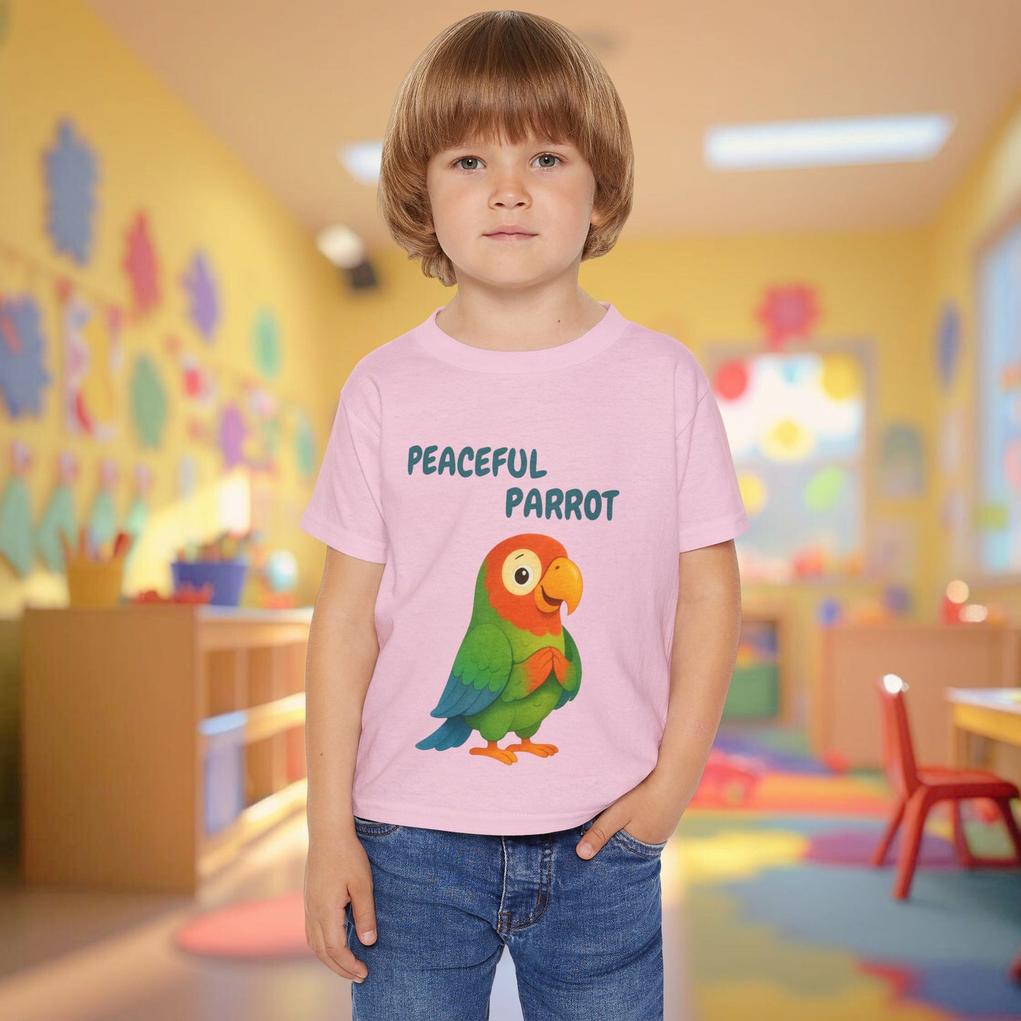 Toddler Tee - Peaceful Parrot