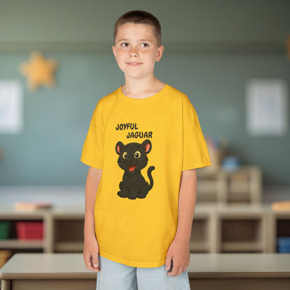 Comfy Kids Tee - Joyful Jaguar