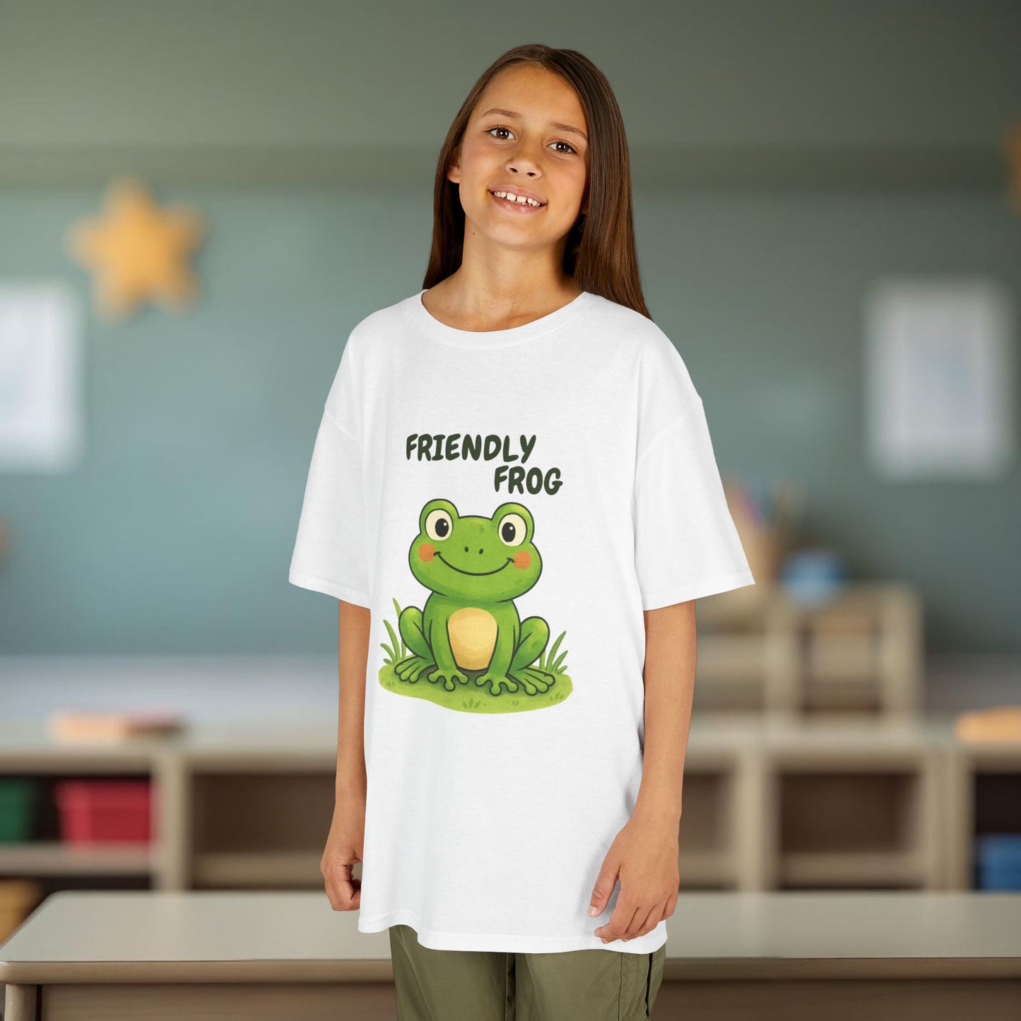 Comfy Kids Tee - Friendly Frog
