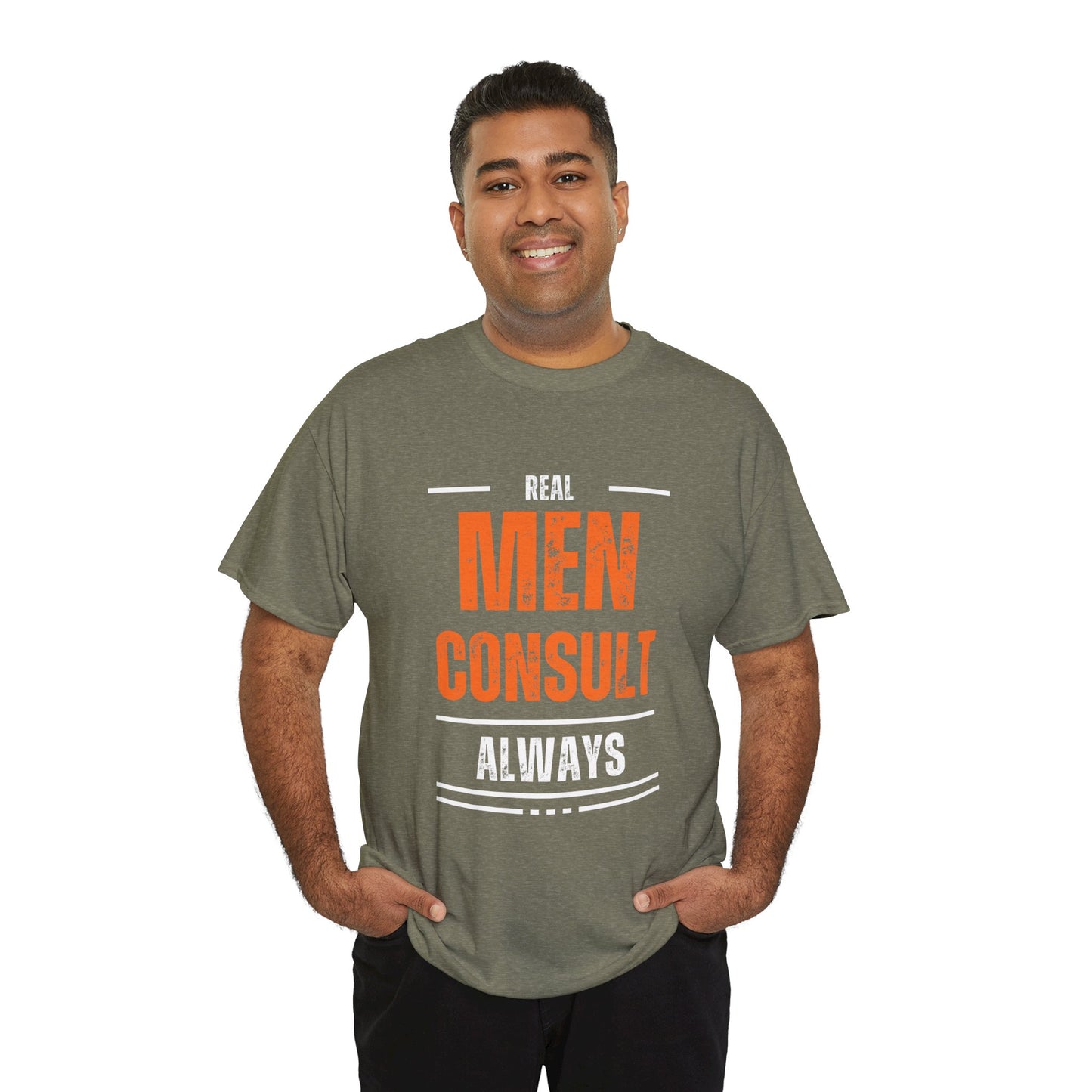 Comfy Cotton Tee - Men Consult