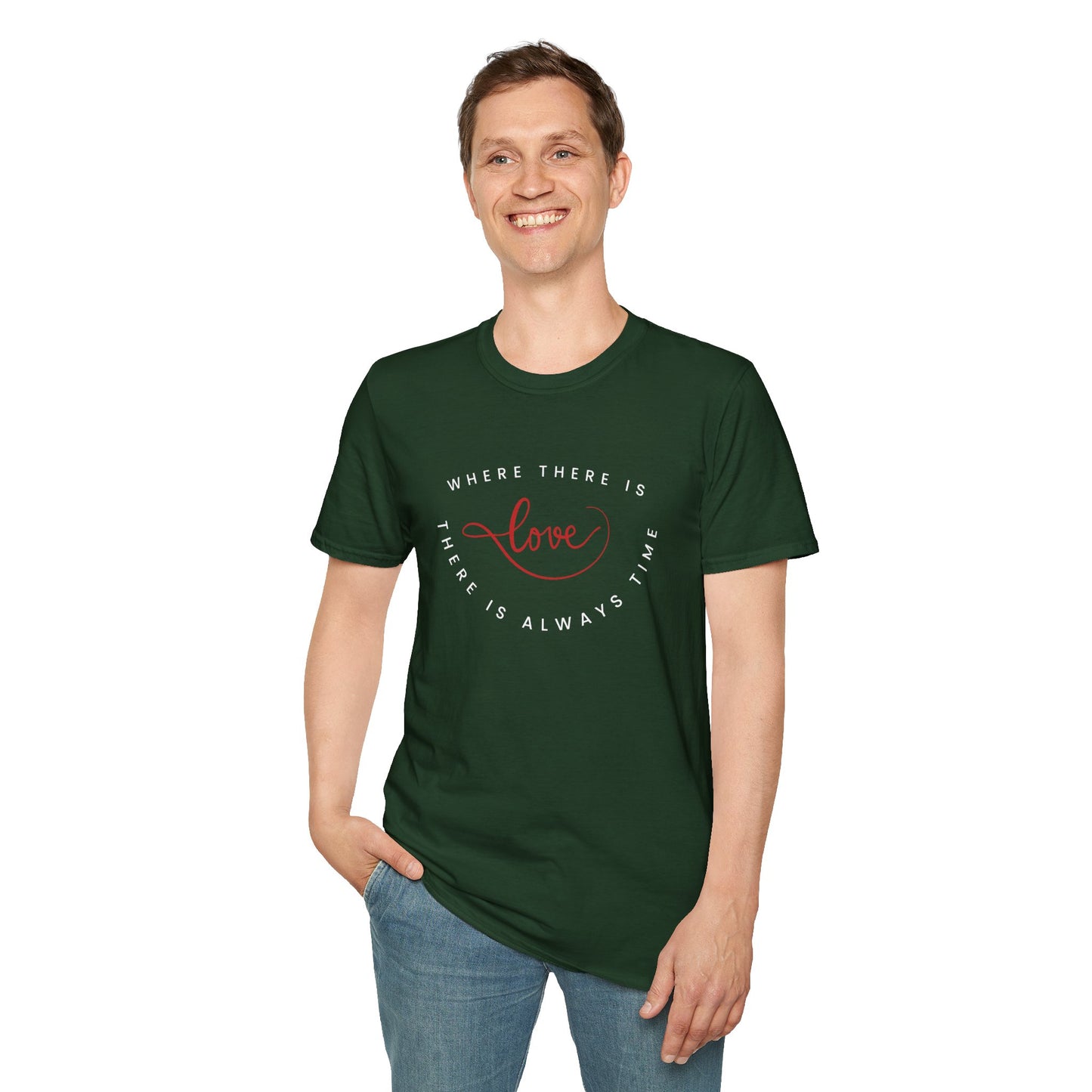 Soft & Stylish Tee - Where There Is Love