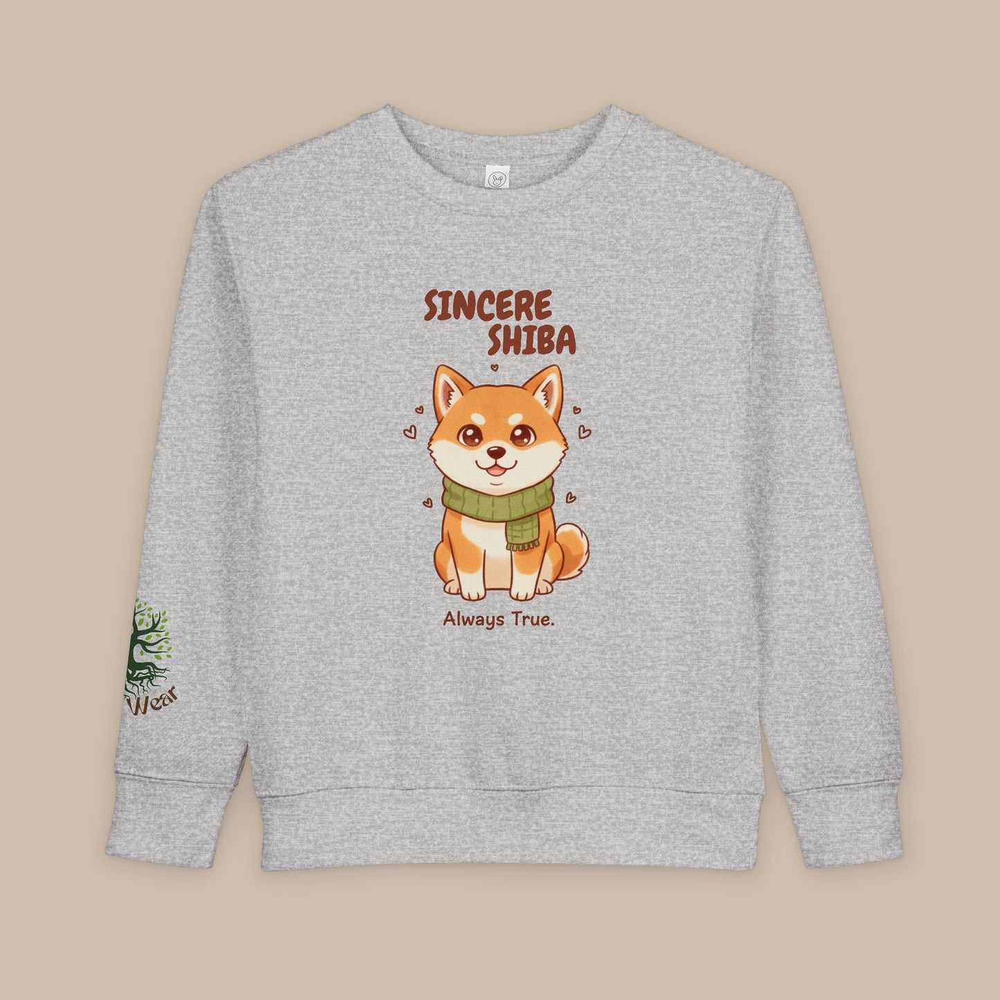 Toddler Sweatshirt - Sincere Shiba - Always True