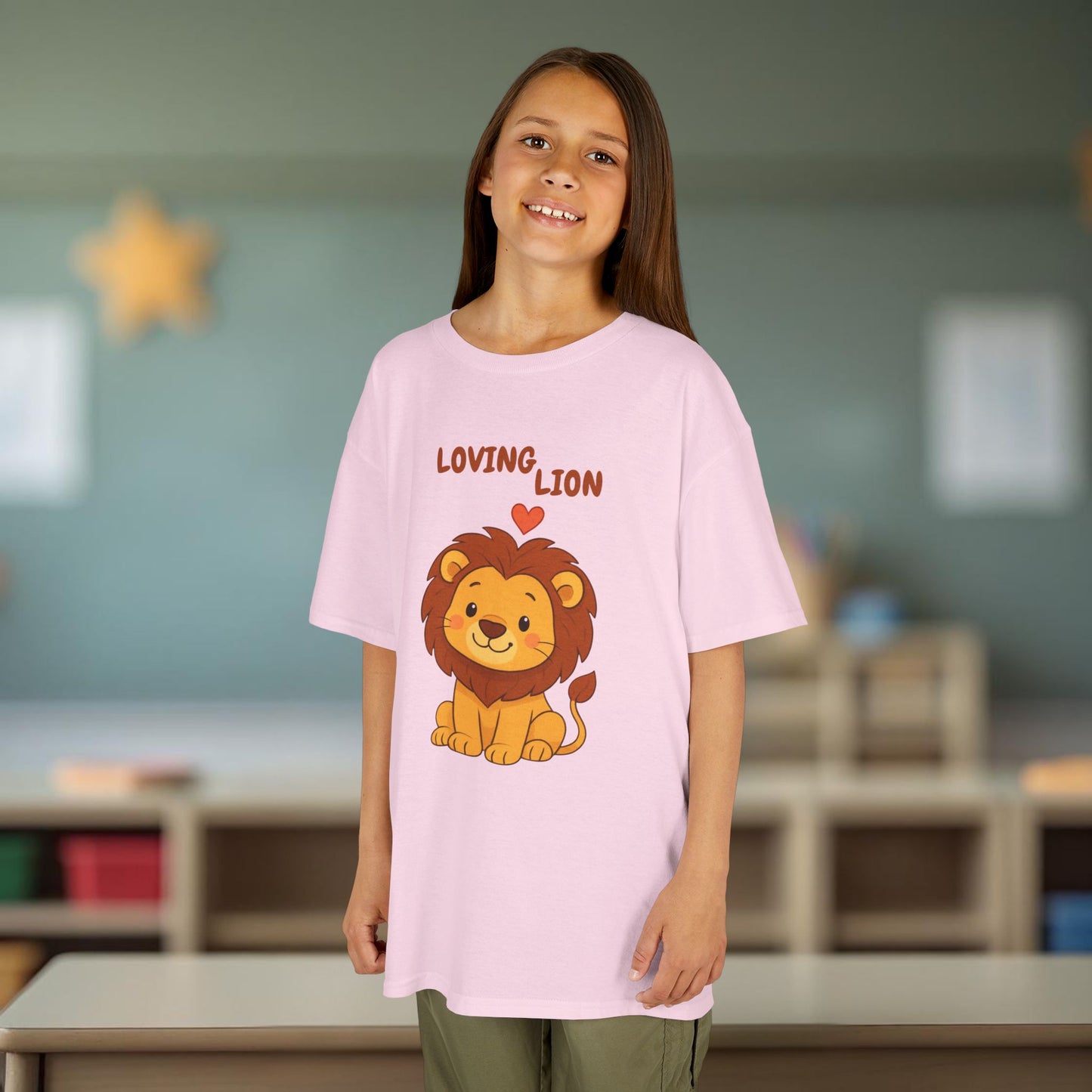 Comfy Kids Tee - Loving Lion
