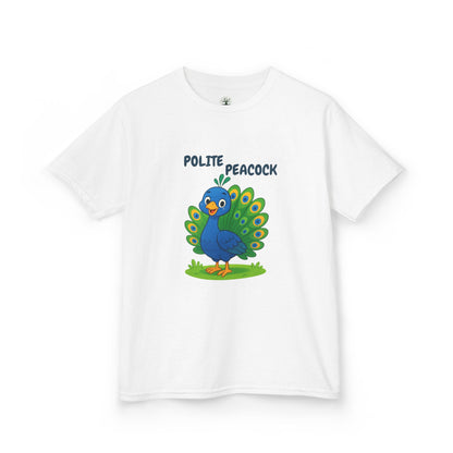 Comfy Kids Tee - Polite Peacock