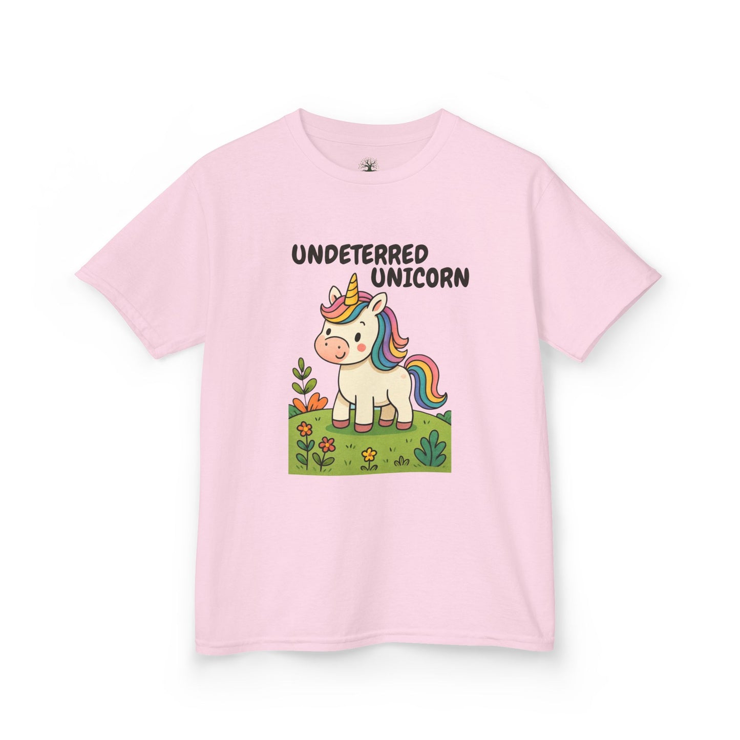 Comfy Kids Tee - Undeterred Unicorn
