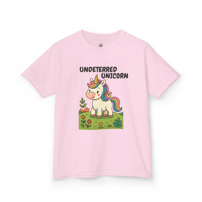 Comfy Kids Tee - Undeterred Unicorn