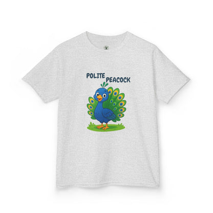 Comfy Kids Tee - Polite Peacock