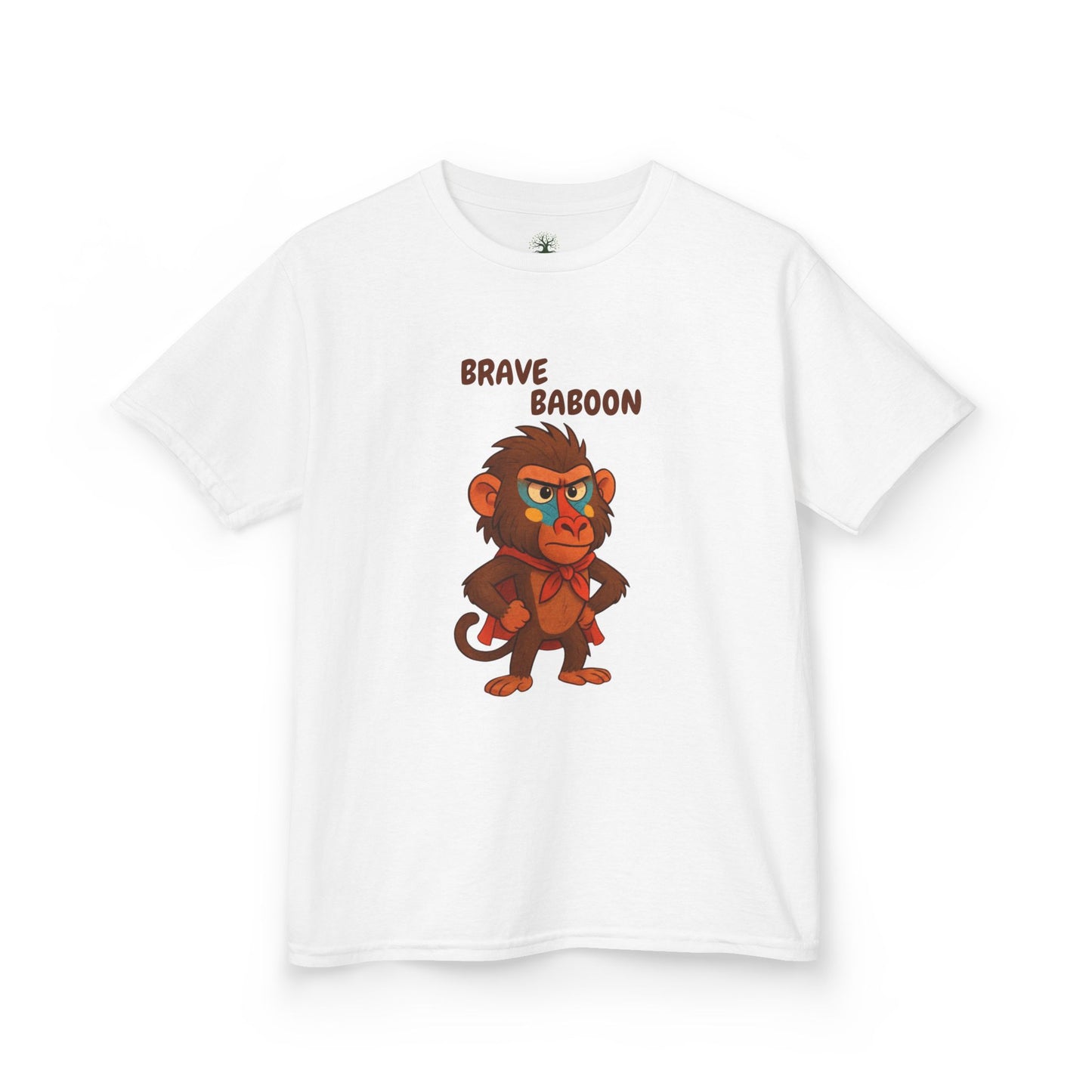 Comfy Kids Tee - Brave Baboon