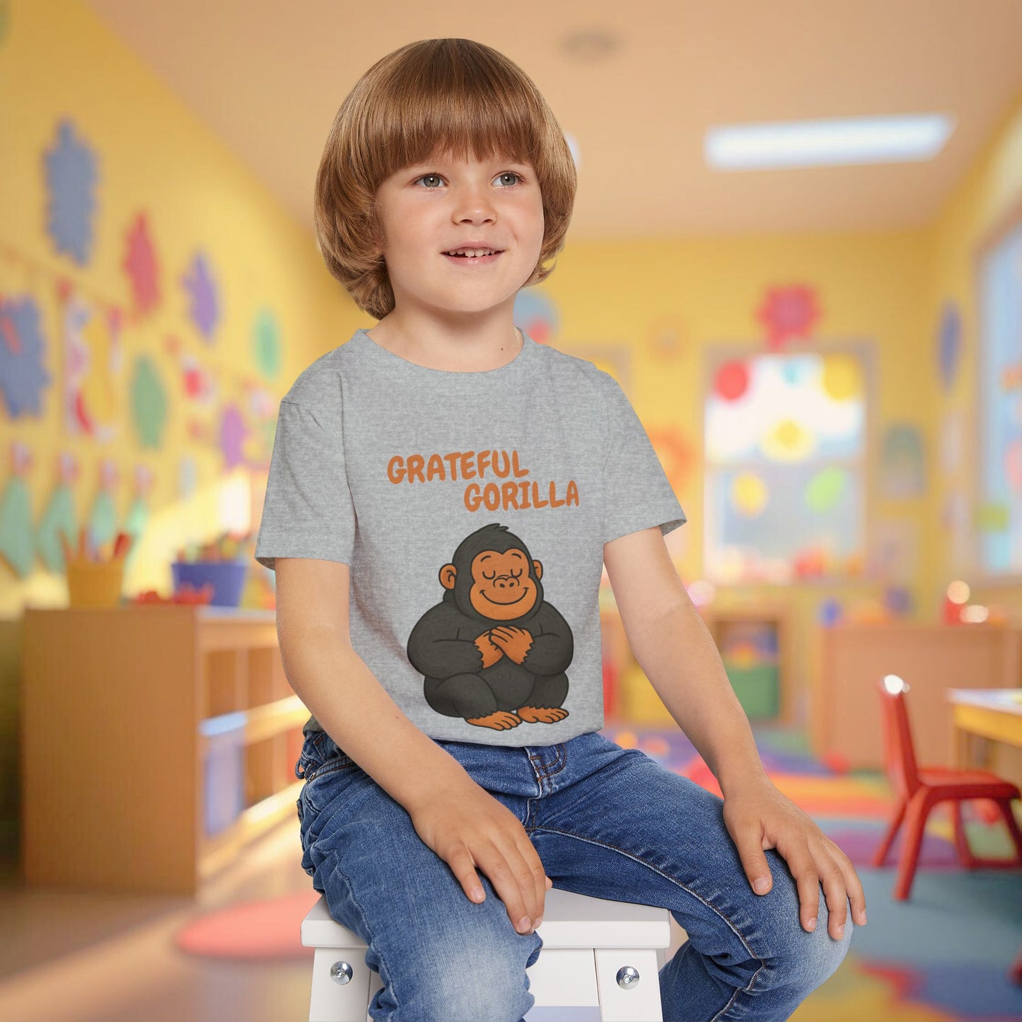 Toddler Tee - Grateful Gorilla