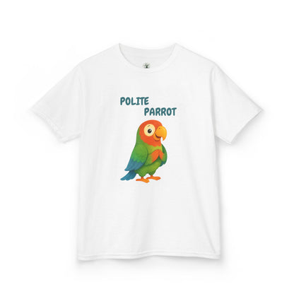 Comfy Kids Tee - Polite Parrot