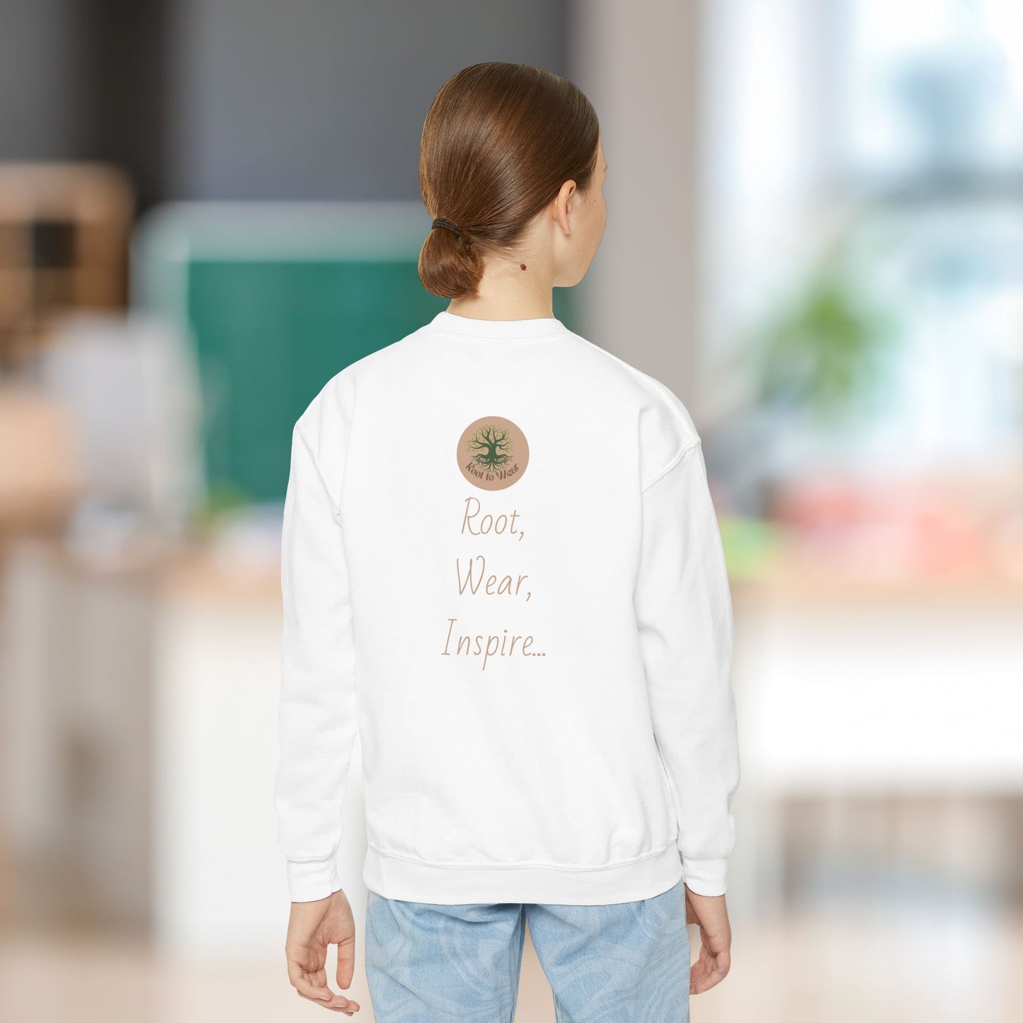 Comfy Kids Sweatshirt - Optimistic Owl