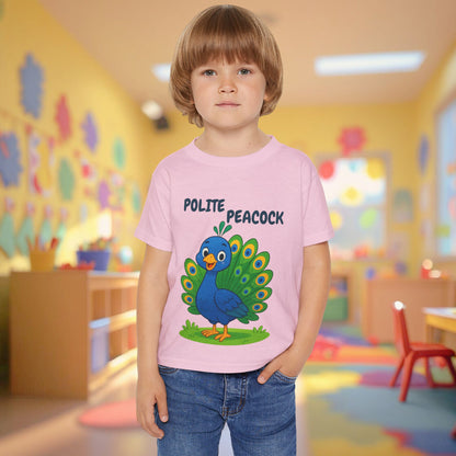 Toddler Tee - Polite Peacock