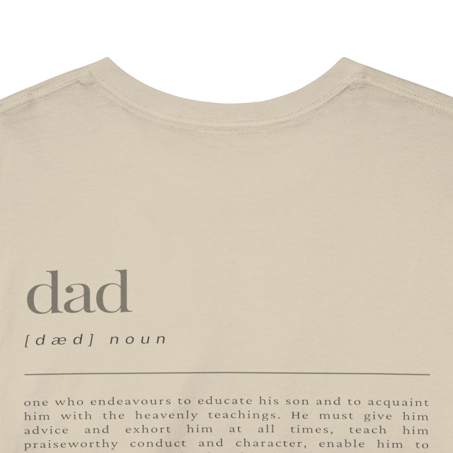 Comfy Cotton Tee - Dad: No Big Deal