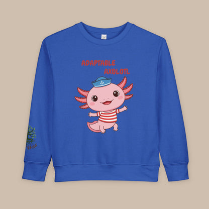 Toddler Sweatshirt - Adaptable Axolotl