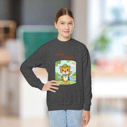 Comfy Kids Sweatshirt - Loyal Leopard