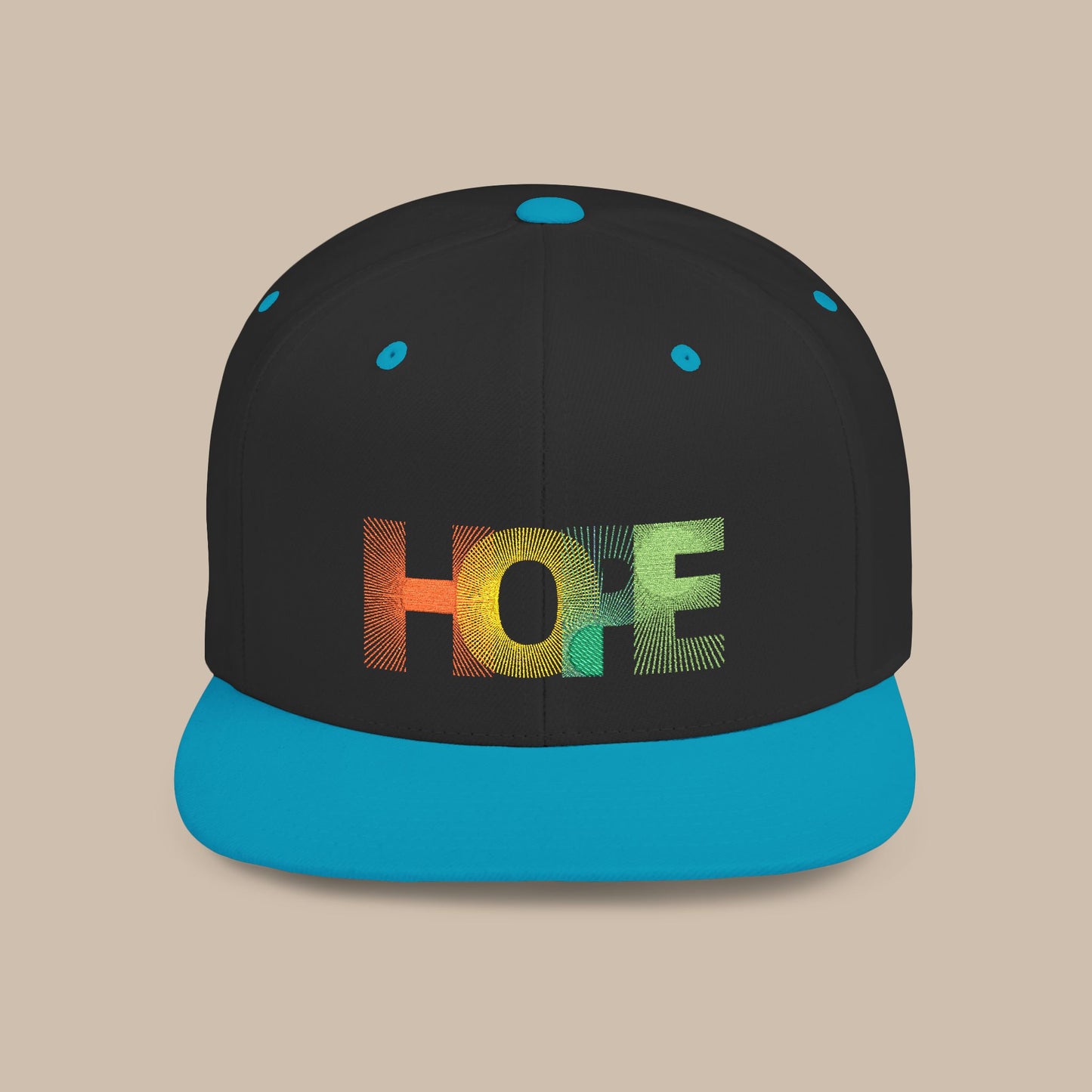 Flat Bill Snapback Cap - HOPE