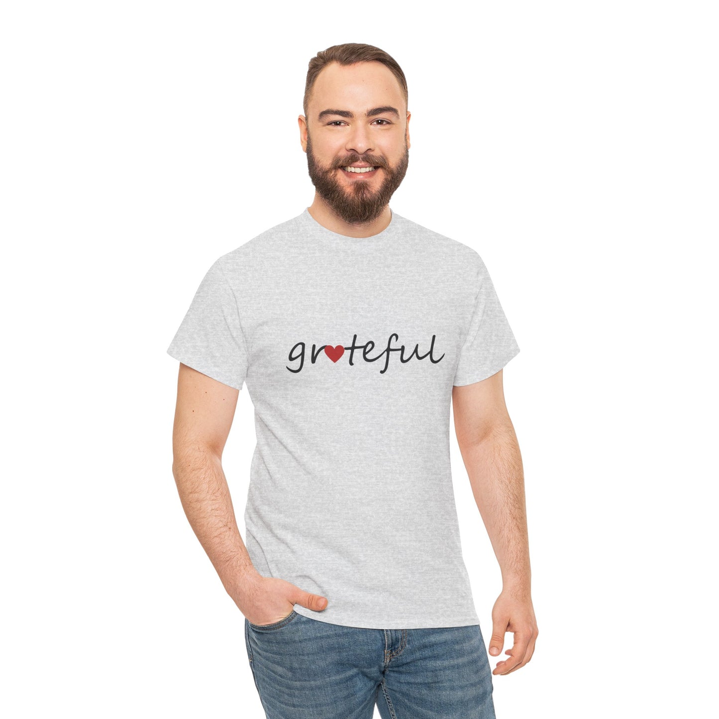 Comfy Cotton Tee - Grateful Heart
