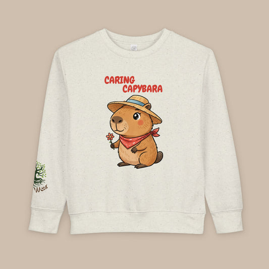 Toddler Sweatshirt - Caring Capybara