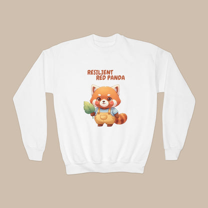Comfy Kids Sweatshirt - Resilient Red Panda