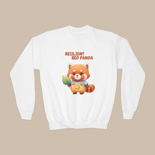 Comfy Kids Sweatshirt - Resilient Red Panda