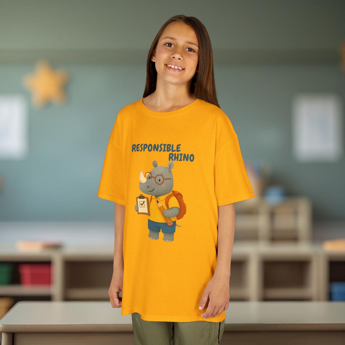 Comfy Kids Tee - Responsible Rhino