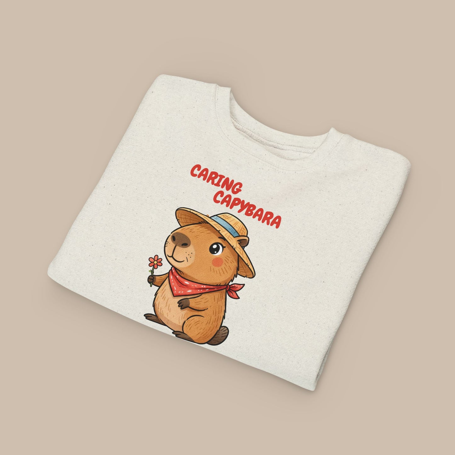 Toddler Sweatshirt - Caring Capybara