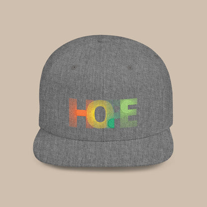 Flat Bill Snapback Cap - HOPE