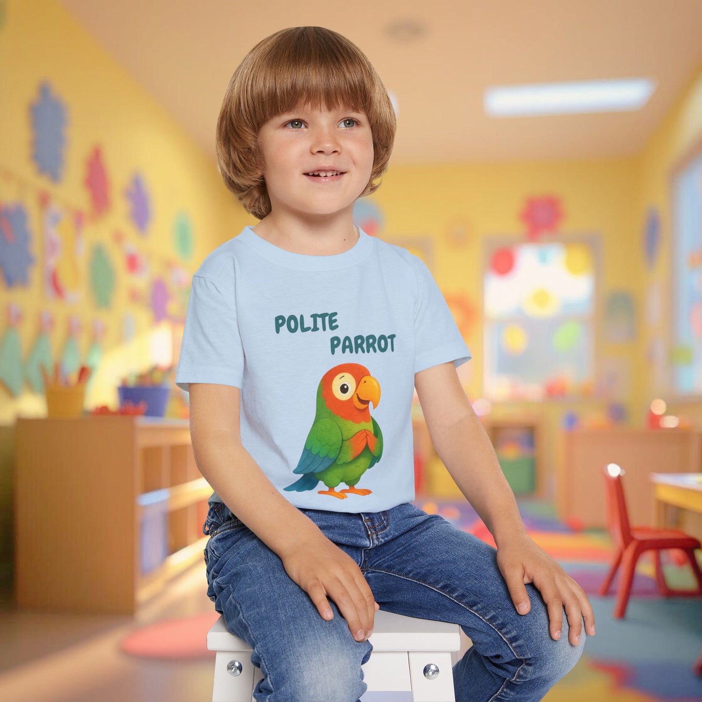 Toddler Tee - Polite Parrot