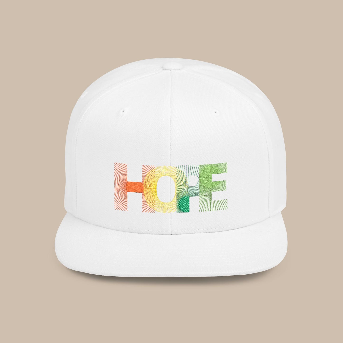 Flat Bill Snapback Cap - HOPE