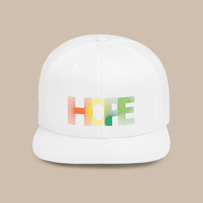 Flat Bill Snapback Cap - HOPE