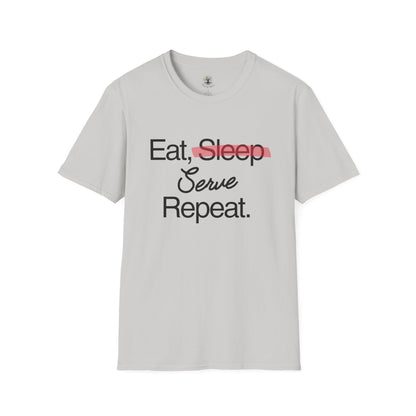 Soft & Stylish Tee - Eat, Serve, Repeat