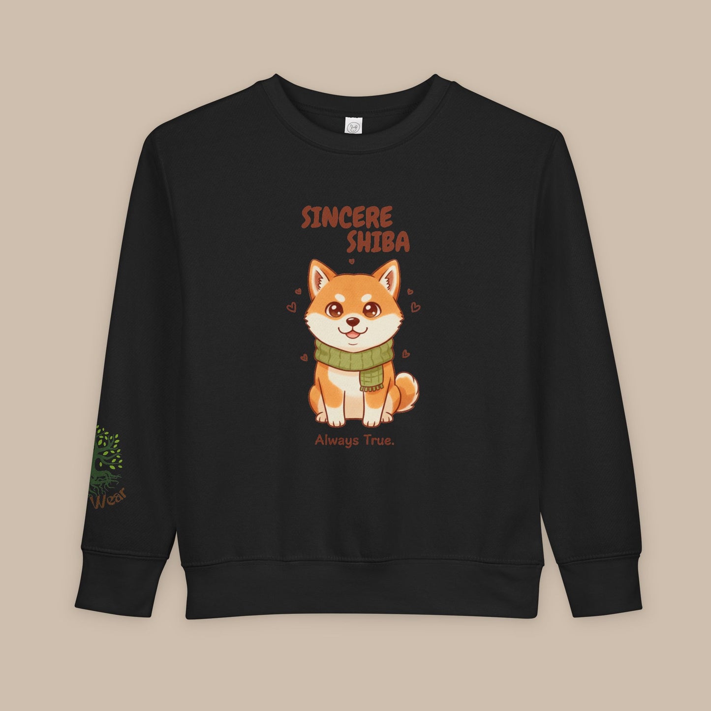 Toddler Sweatshirt - Sincere Shiba - Always True