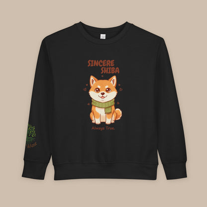 Toddler Sweatshirt - Sincere Shiba - Always True