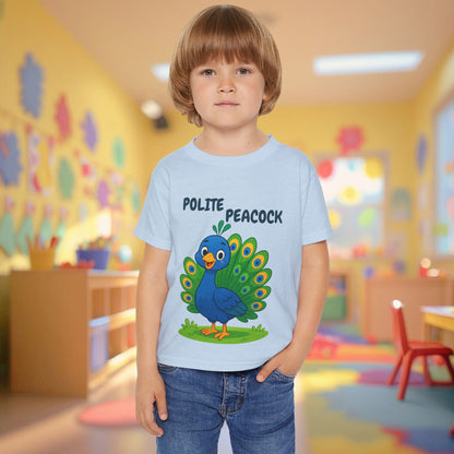 Toddler Tee - Polite Peacock