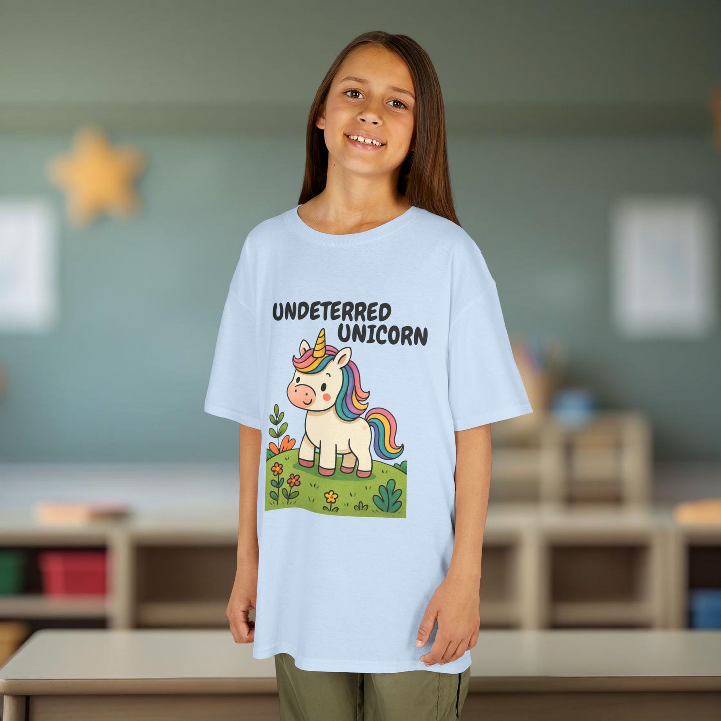 Comfy Kids Tee - Undeterred Unicorn