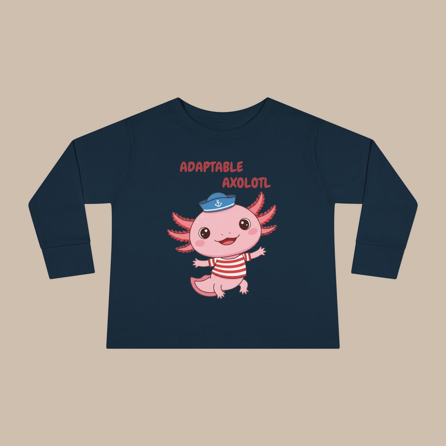 Toddler Long Sleeve Tee - Adaptable Axolotl