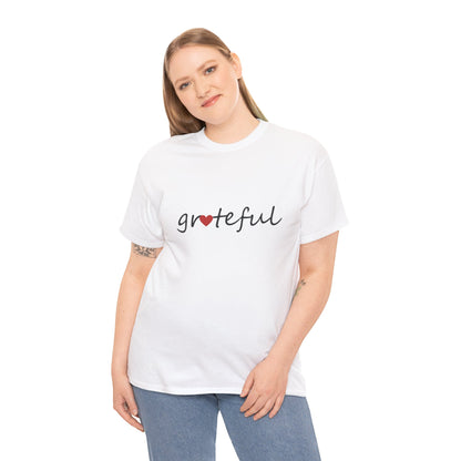 Comfy Cotton Tee - Grateful Heart