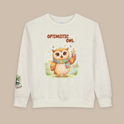 Toddler Sweatshirt - Optimistic Owl