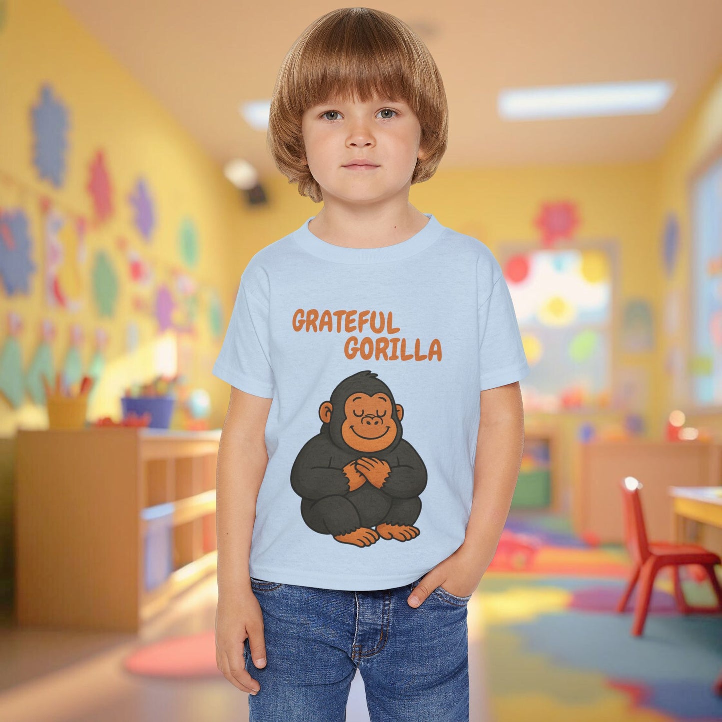 Toddler Tee - Grateful Gorilla