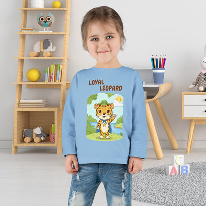 Toddler Long Sleeve Tee - Loyal Leopard