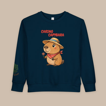 Toddler Sweatshirt - Caring Capybara