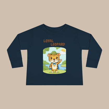 Toddler Long Sleeve Tee - Loyal Leopard