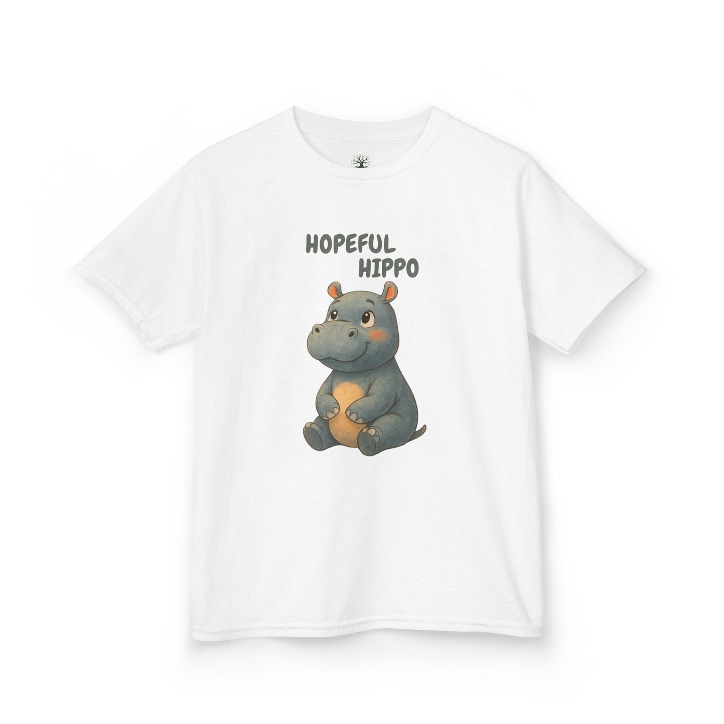 Comfy Kids Tee - Hopeful Hippo