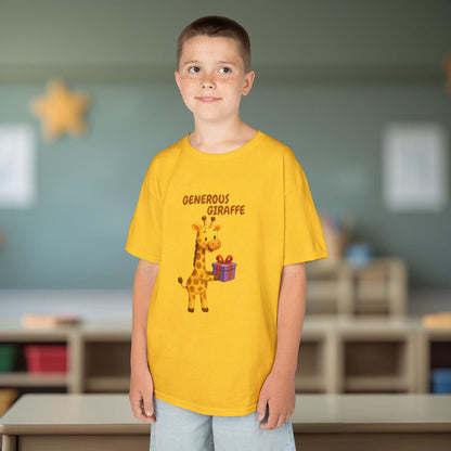 Comfy Kids Tee - Generous Giraffe