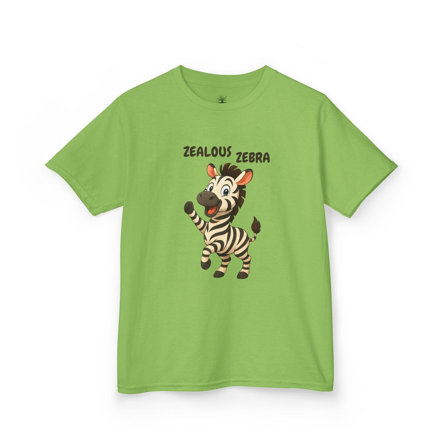 Comfy Kids Tee - Zealous Zebra