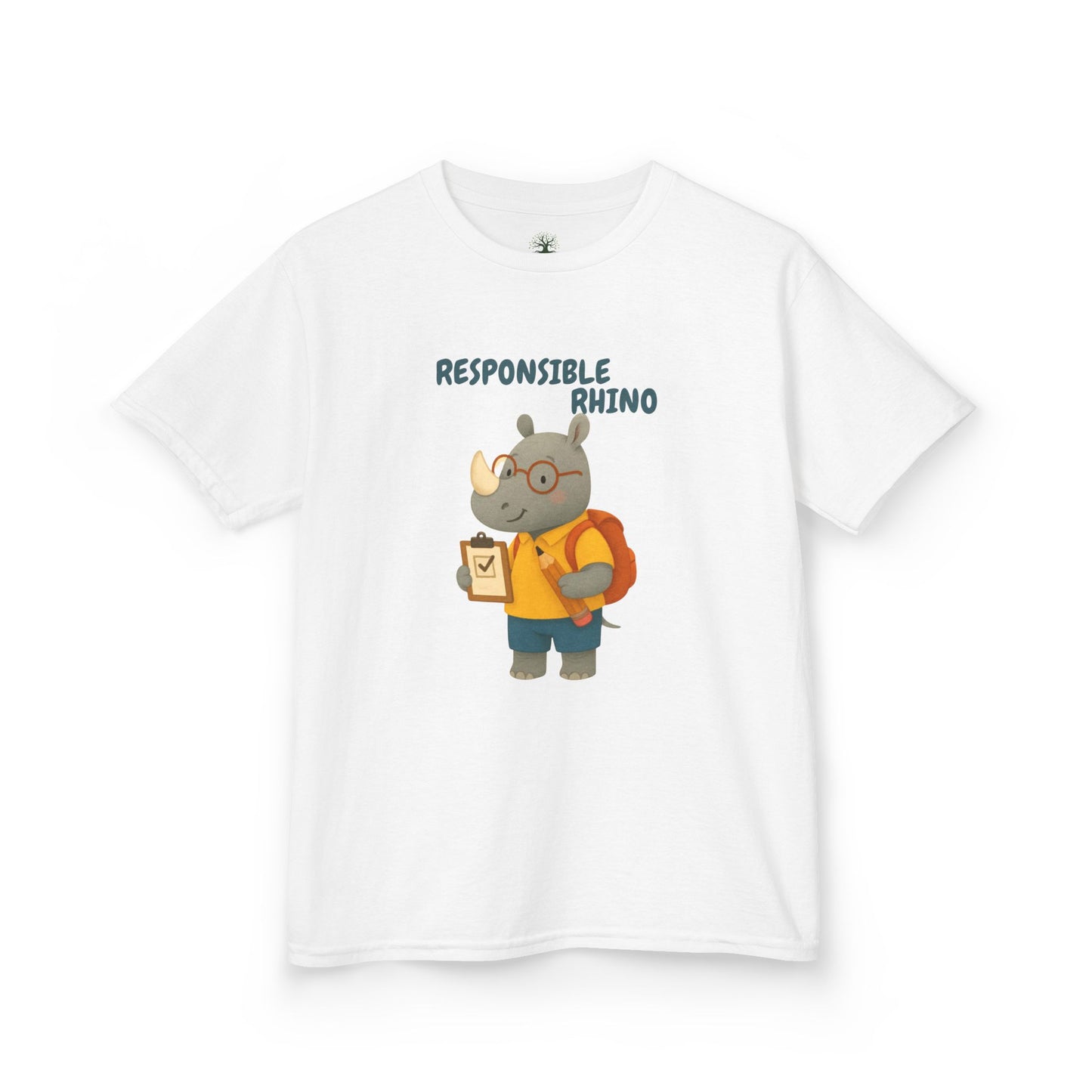 Comfy Kids Tee - Responsible Rhino
