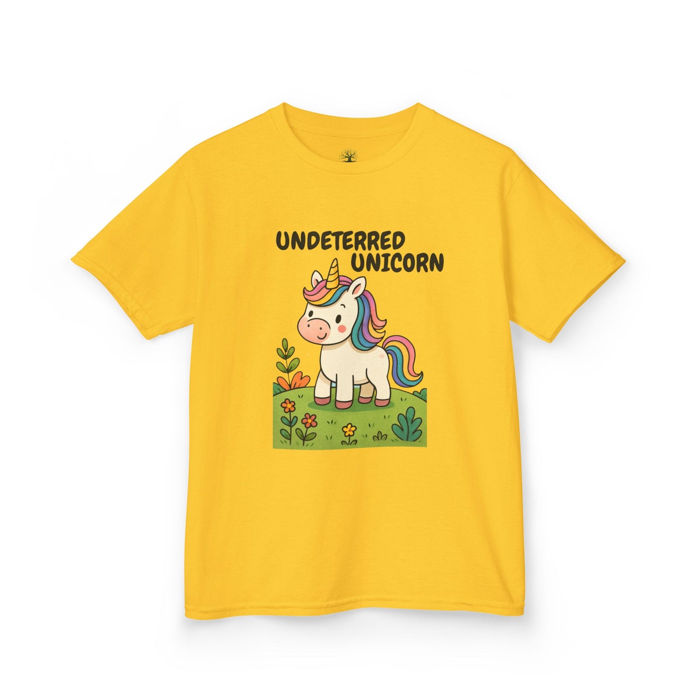 Comfy Kids Tee - Undeterred Unicorn
