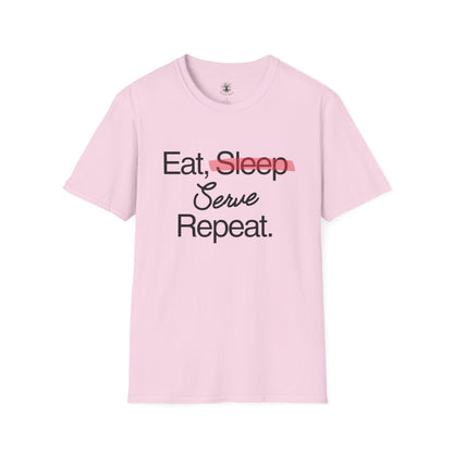 Soft & Stylish Tee - Eat, Serve, Repeat