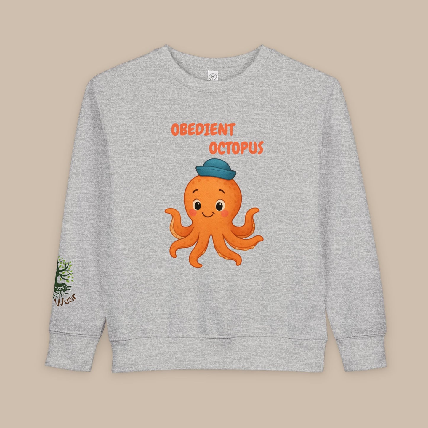 Toddler Sweatshirt - Obedient Octopus
